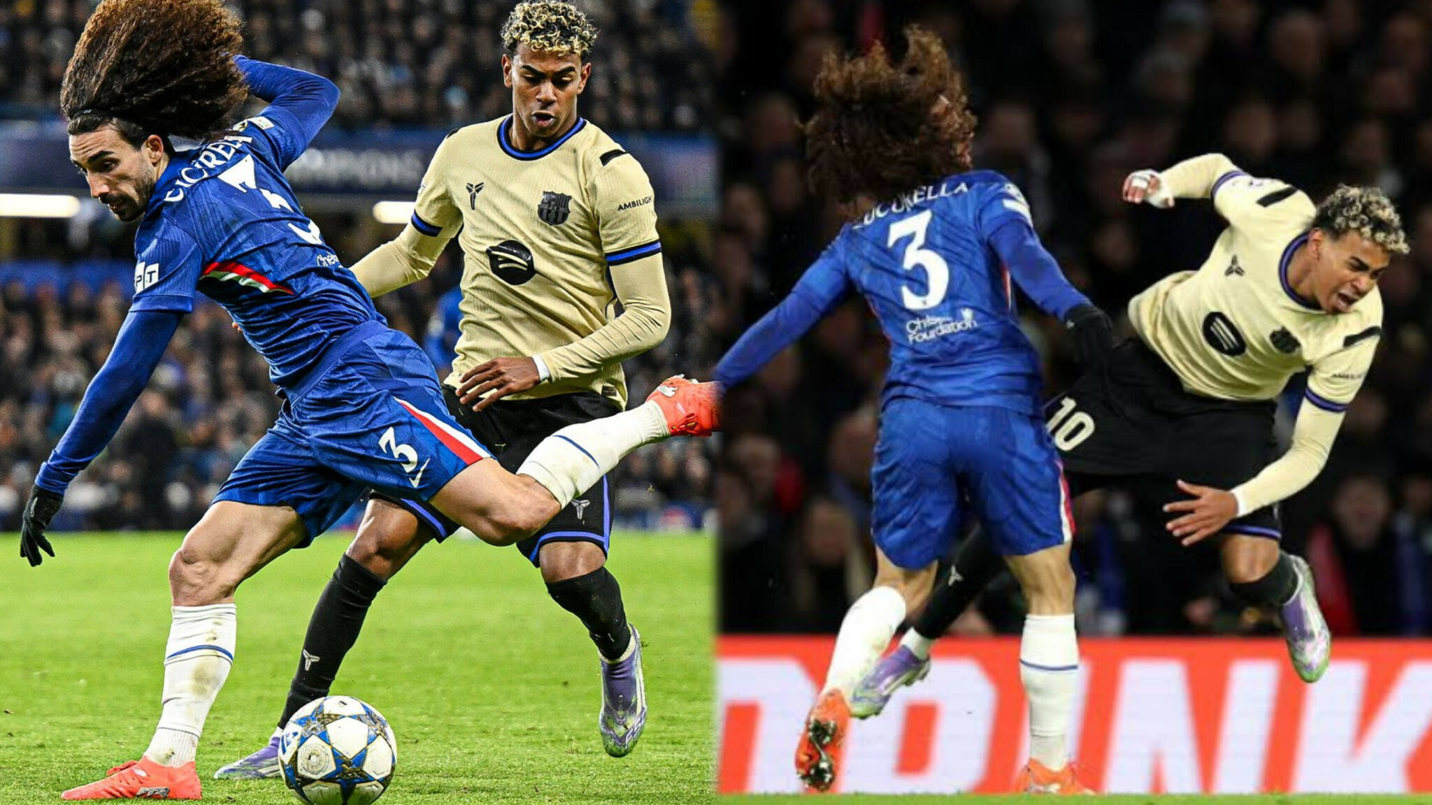 One Side Win Chelsea stars mock Barcelona after one-sided Stamford Bridge win
