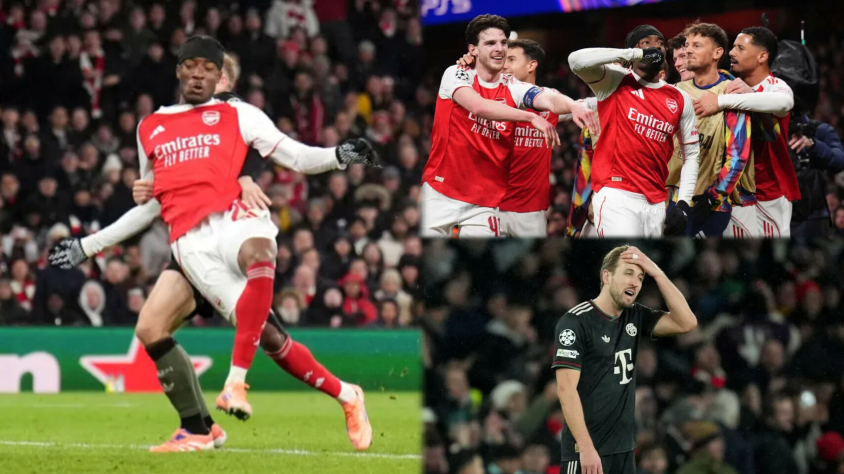 UCL: Madueke scores first Arsenal goal as Gunners sink Bayern to stay perfect