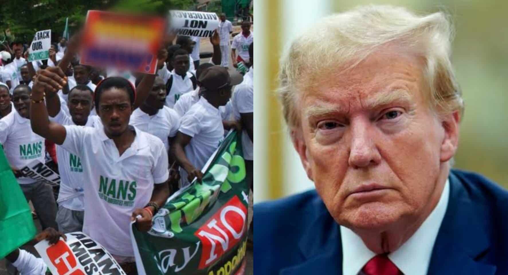 Don’t ignite religious war, your claim of genocide is pure fallacy – Nigerian students warn Trump