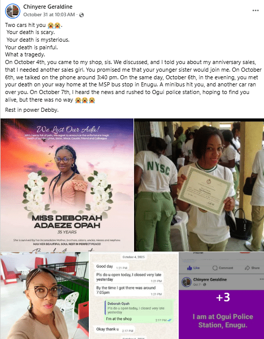 "We just talked now" - Lady shares how friend suddenly died hours after their phone call