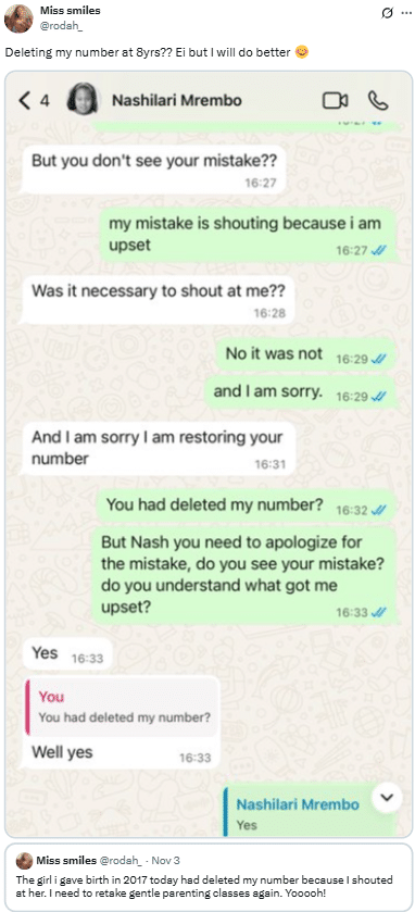"Deleting my number at 8?" - Mother cries out over daughter’s unbelievable action for scolding her