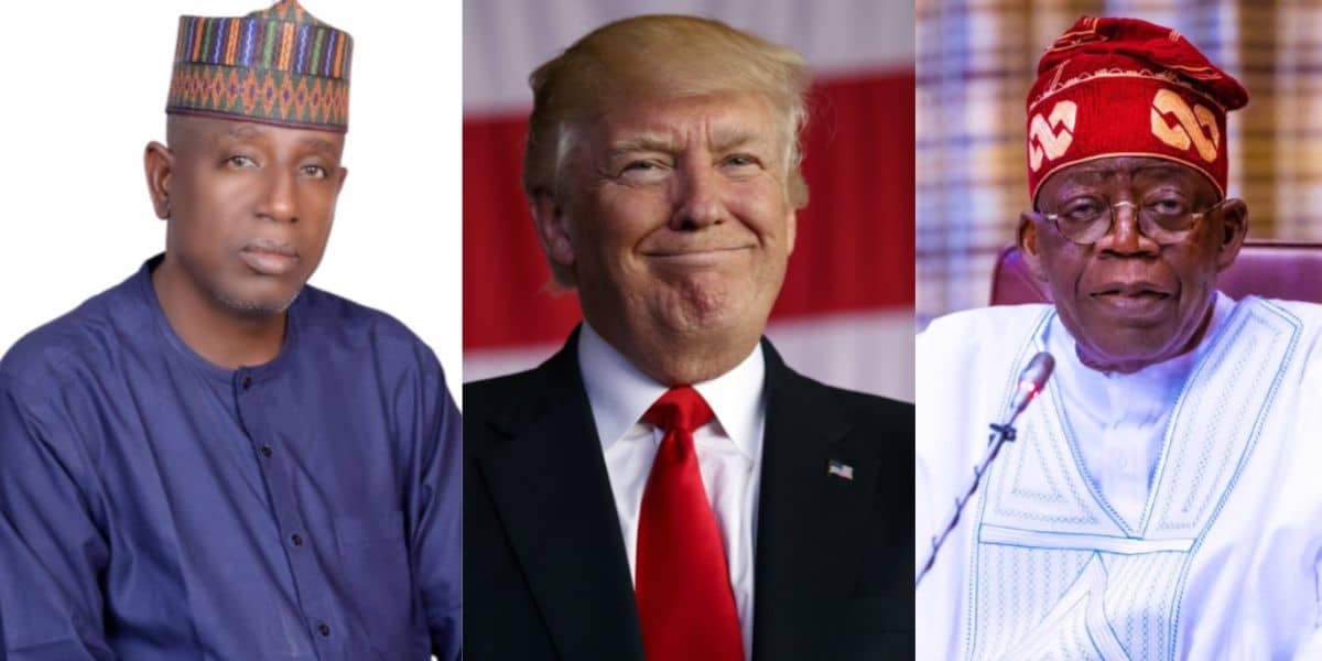 "Trump is out for vengeance" – Sadeeque Abba breaks down alleged plot against Tinubu