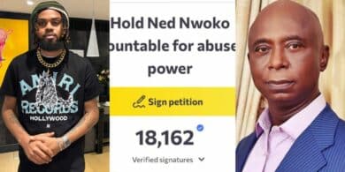 Tension rises as 18,000 people sign Regina Daniels brother's petition against Ned Nwoko