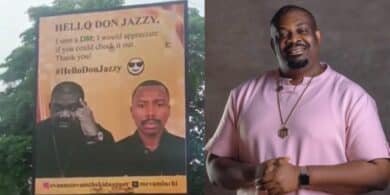 “I sent a DM” - Man rents billboard just to get Don Jazzy’s attention, sparks buzz