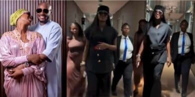 Natasha Idibia steals the spotlight with her baby bump at 2Baba’s event