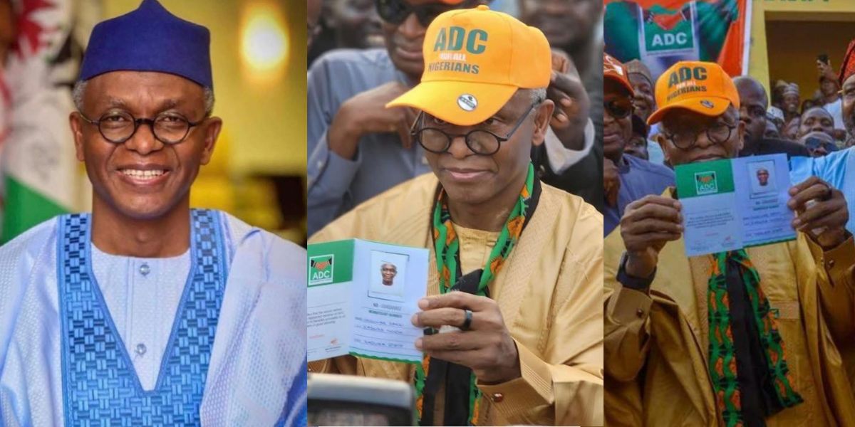 BREAKING: El-Rufai officially joins ADC months after leaving APC
