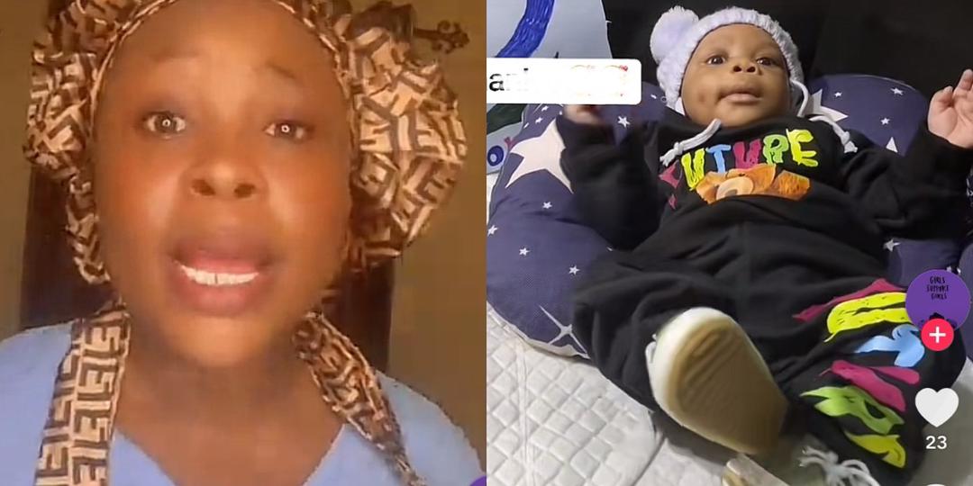 Lady cries out as she gives birth to baby boy after scan made her buy clothes for baby girl