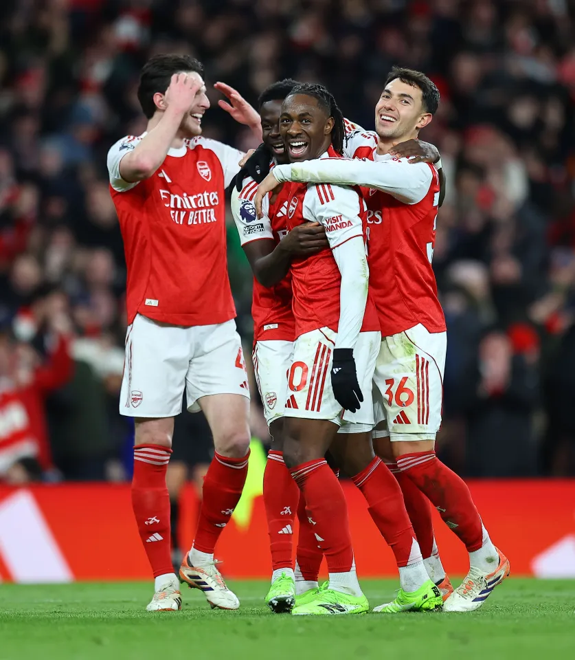 EPL: Eze hat-trick secures Arsenal's dominant derby win over Spurs