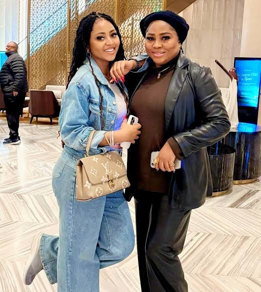 "Regina Daniels spend K on your campaign; we've been trying to cover your shame" – Regina Daniels' mother shades Ned Nwoko