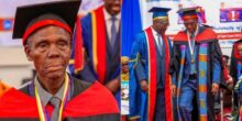 81-year-old father of vice-chancellor graduates from his son's university