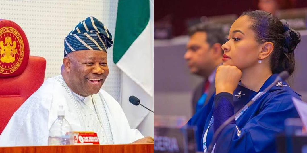 “Birthday twins” - Moment Senate breaks into laughter as Akpabio and Natasha share same birthday
