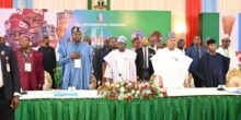 Moment old National Anthem mistakenly played during APC meeting at presidential villa