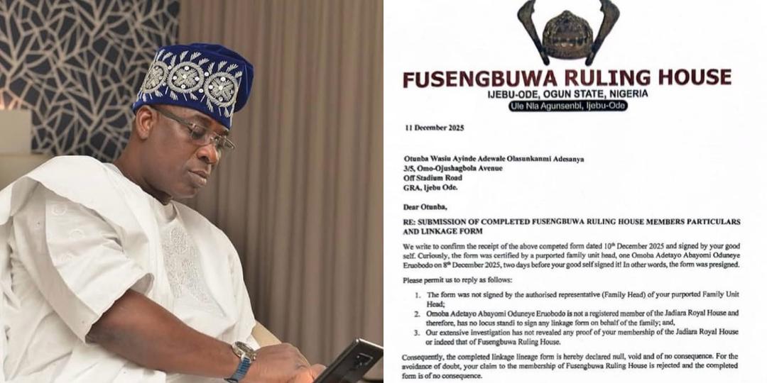 Awujale: “You’re not our prince” - Ruling House rejects KWAM 1, presidency reacts