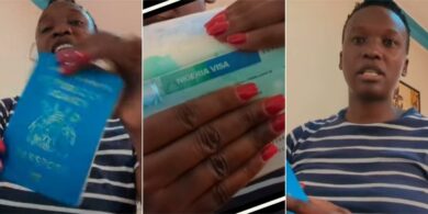 Ugandan lady over the moon after receiving Nigerian Visa, says dream come true