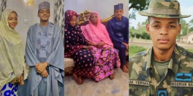 “A whole soldier” - Man who spotted something strange in video of Yerima and wife speaks