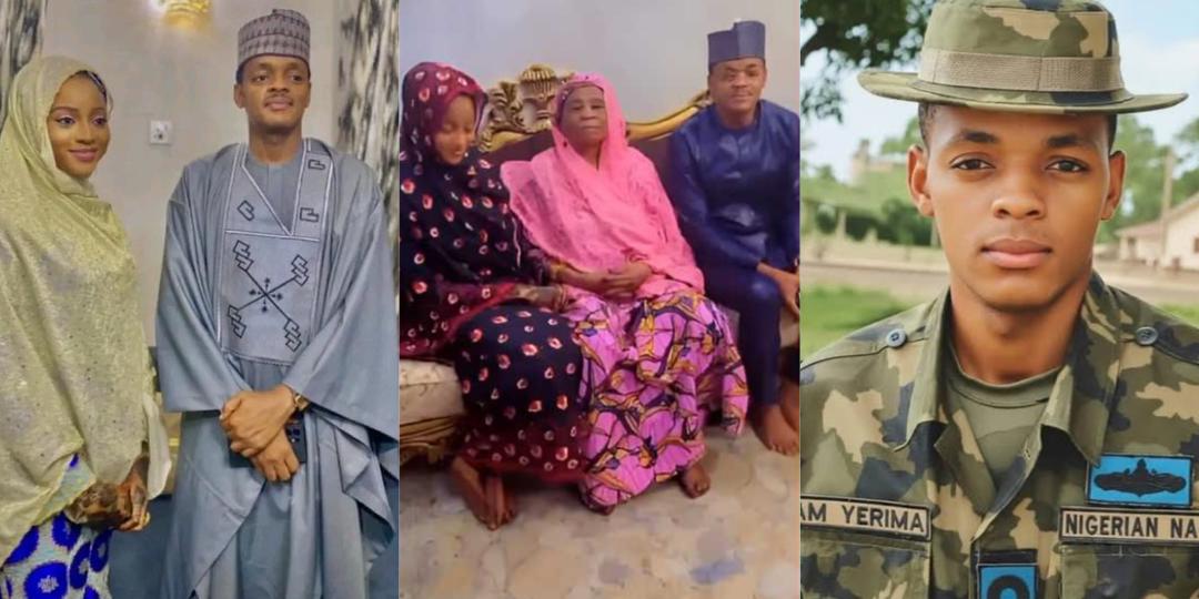 “A whole soldier” - Man who spotted something strange in video of Yerima and wife speaks