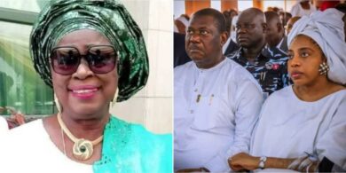 SGF Akume's first wife reacts after husband's wedding to ex-Ooni queen Zaynab