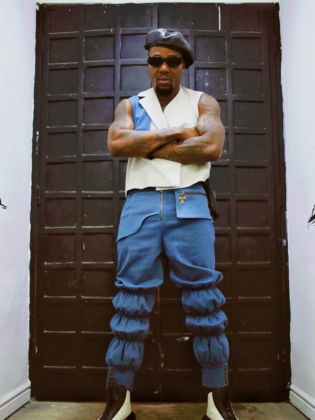 "I kuku wan just mad" – 2Face laments to Wizkid's associate, Godson