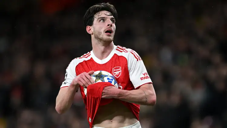 Arsenal blow: Declan Rice misses Champions League trip to Brugge