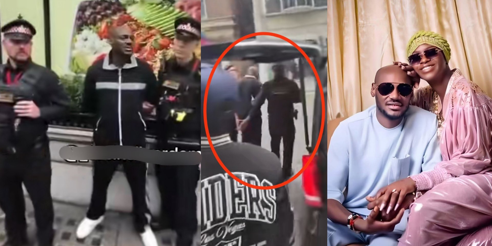 Alleged video of 2face getting arrested following his altercation with Natasha Osawaru pops up