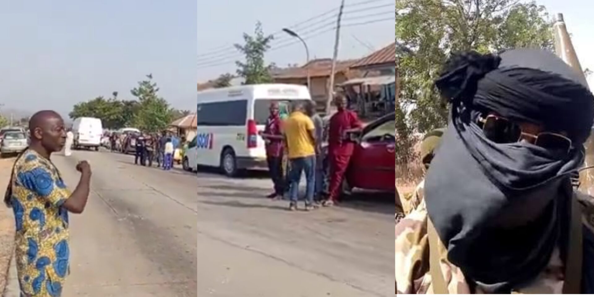 “Nigerians, please help us!”— man cries as bandits and soldiers exchange fire on Kogi State expressway