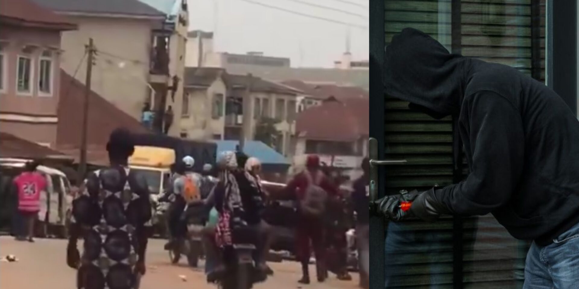 Thief jumps off two-storey building in Ibadan while trying to escape mob