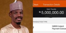 Bashir Ahmad recounts what happened after he accidentally transferred N5M to wrong account