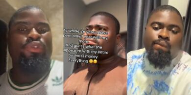 Man shares how his mum vanished with his entire business money