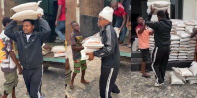 BLord buys 3,000 bags of rice to distribute
