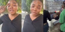 Lady cries out after brother's accident on his way to write early morning test, faces possible amputation