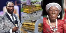 Prophet Jeremiah Fufeyin buries late mother in gold-plated gasket reportedly worth N150M