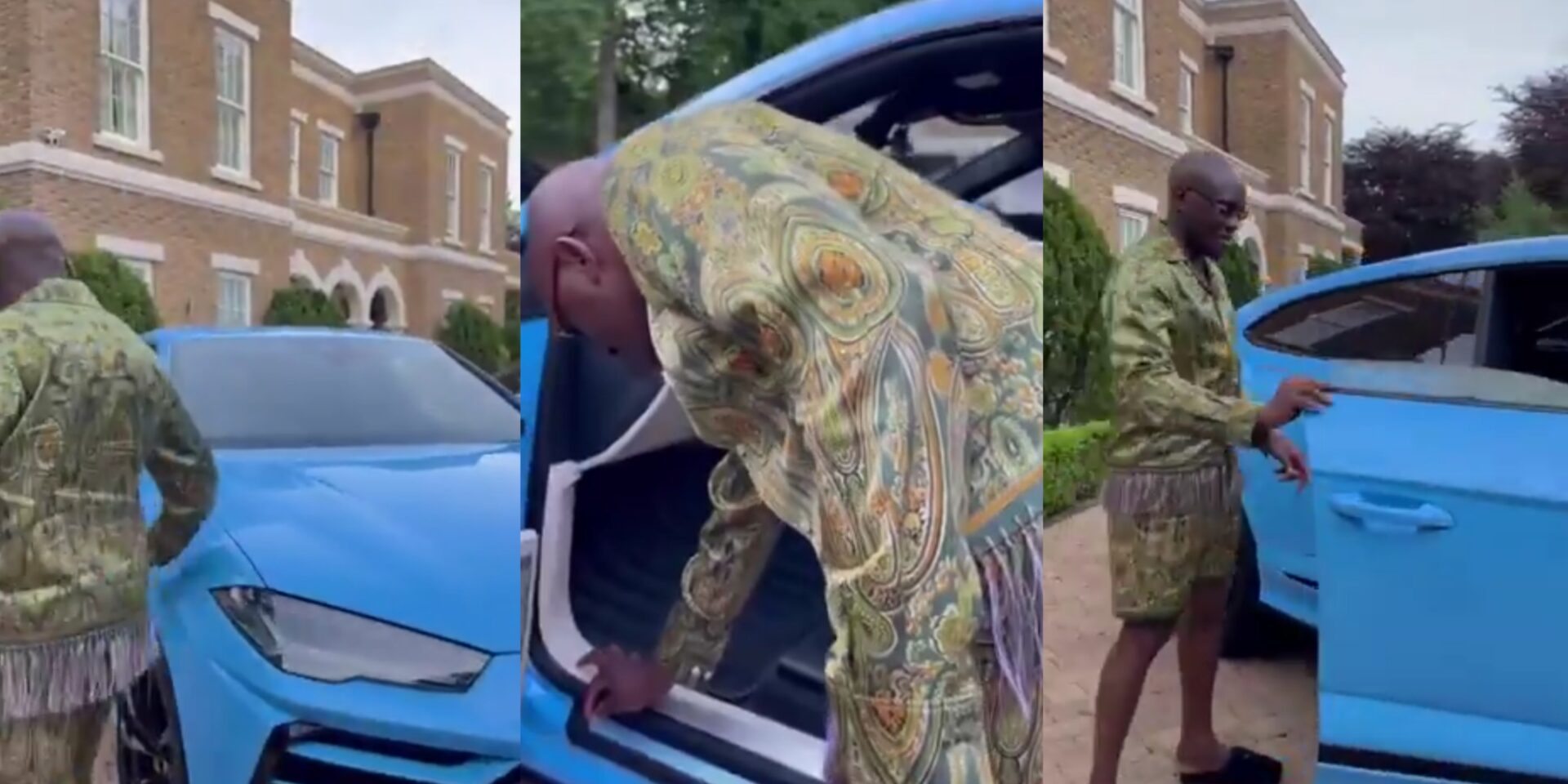 “There are many uruses and then there is this urus. This is a different breed” — Pastor Tobi Adegboyega says as he unwraps his new Lamborghini Urus