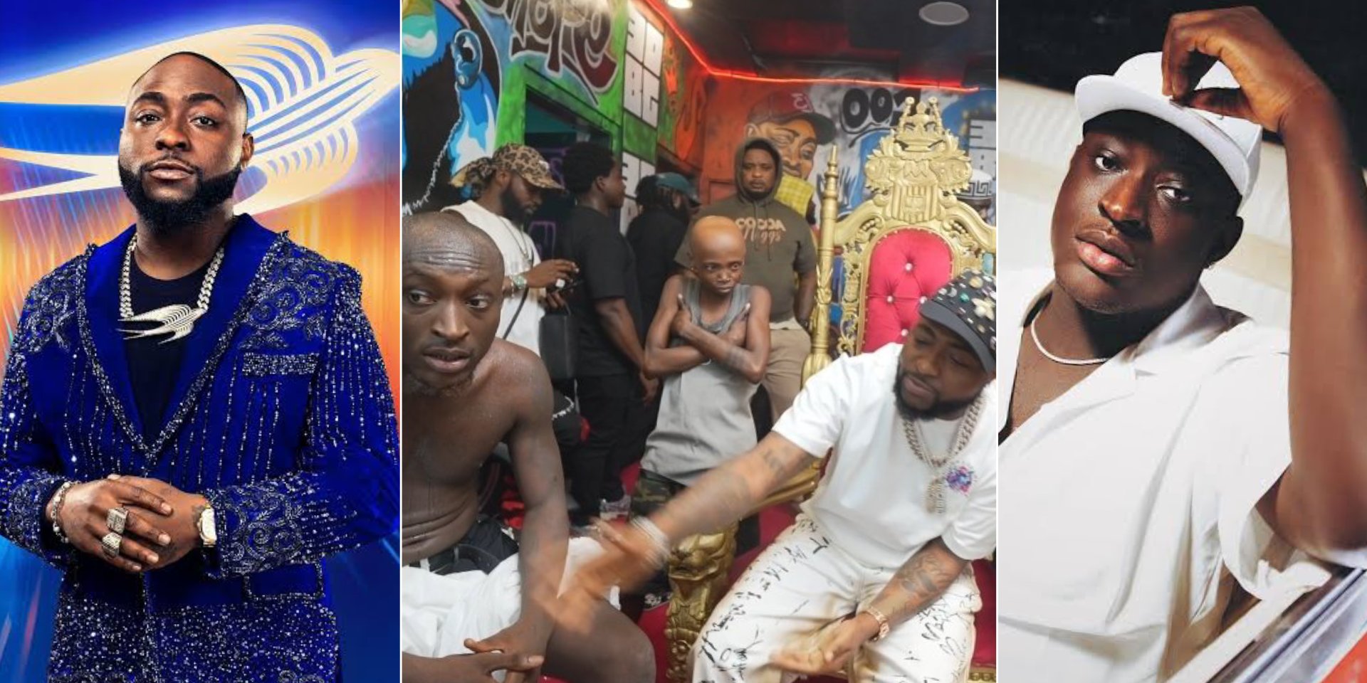 Moment Davido calls Martell Organization, asks them to make Carter Efe ambassador