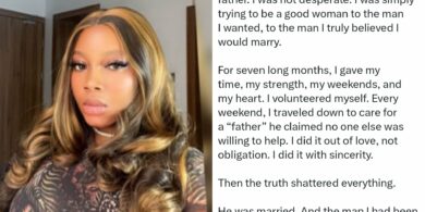 Lady shares how man deceived her into caring for his in-laws while hiding his marriage
