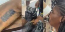 Girlfriend breaks down in tears while tattooing her boyfriend’s name on her hand