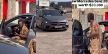 Noah Ebo acquires new Benz following global flooding prophecy