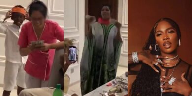 “Tiwa Savage spreads holiday cheer, gifts $500 to every guest at her Christmas dinner