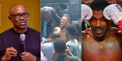 Peter Obi reacts to Anthony Joshua's accident in Ogun, shares concern