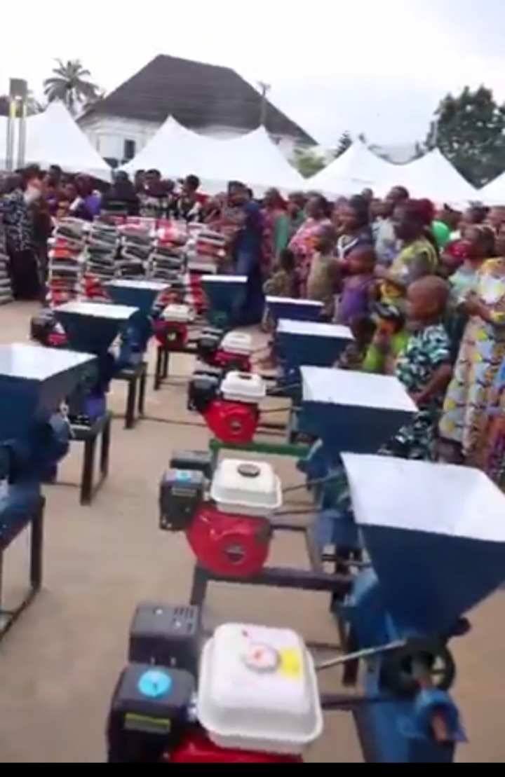 Billionaire businessman supports Mbaise community with tricycles, motorcycles, cash, and gifts for 2025 Christmas celebration