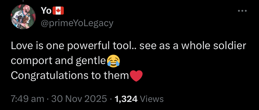 “A whole soldier” - Man who spotted something strange in video of Yerima and wife speaks