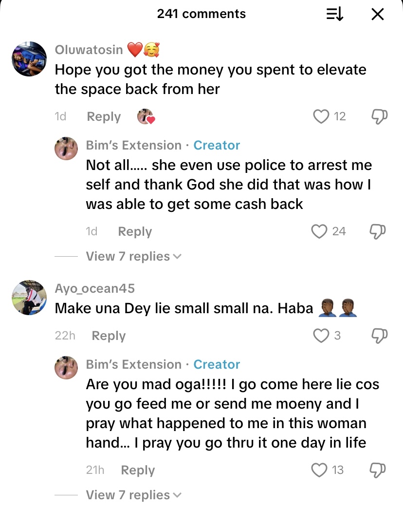 Lady uses her money to renovate uncompleted shop, landlady rents it to someone else after she finishes