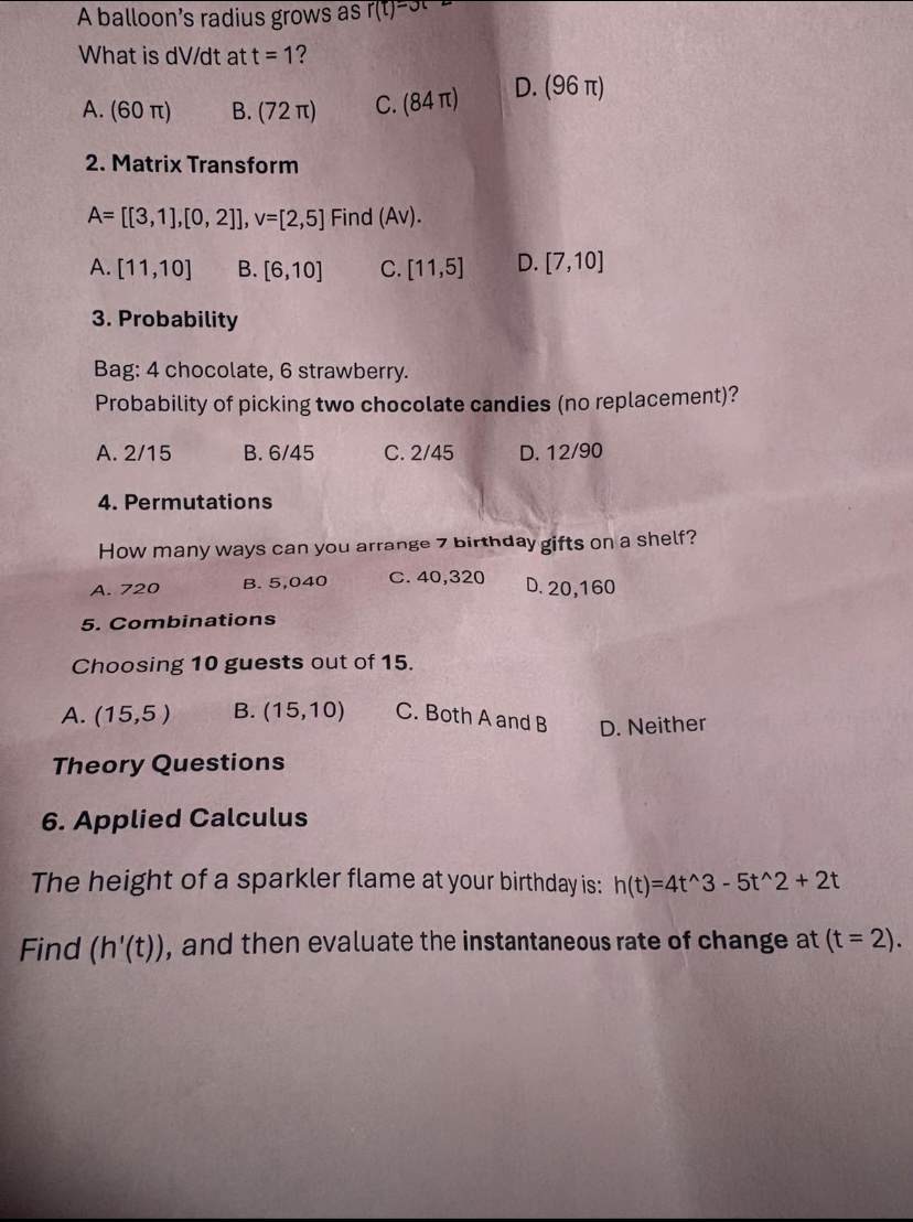 “Solve this” - Lady shocks friends, distributes maths exam to them at her birthday dinner party