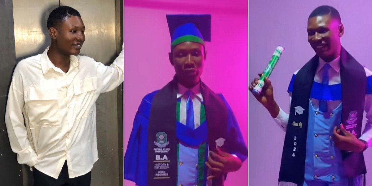 "They expected first class” - Man who graduated with 2:1 cries out as family refuses to attend convocation