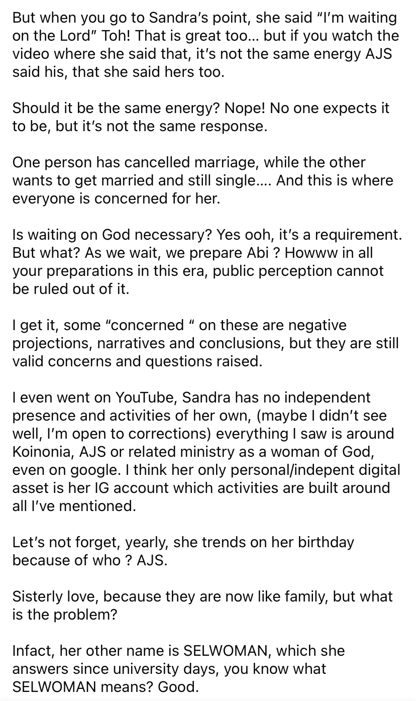 Lady who researched about Apostle Selman and Sandra shares what she found out