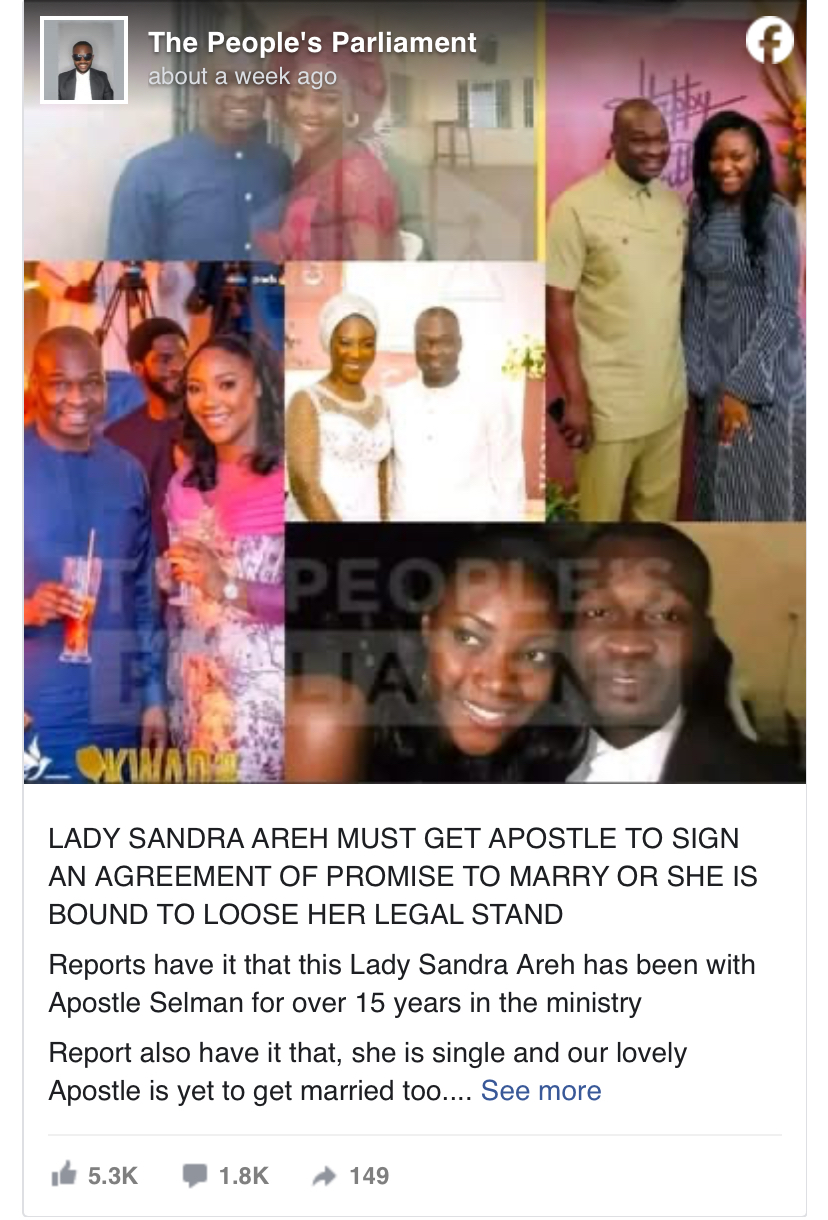 Selman: Lawyer shares what Sandra Areh must do or else regret