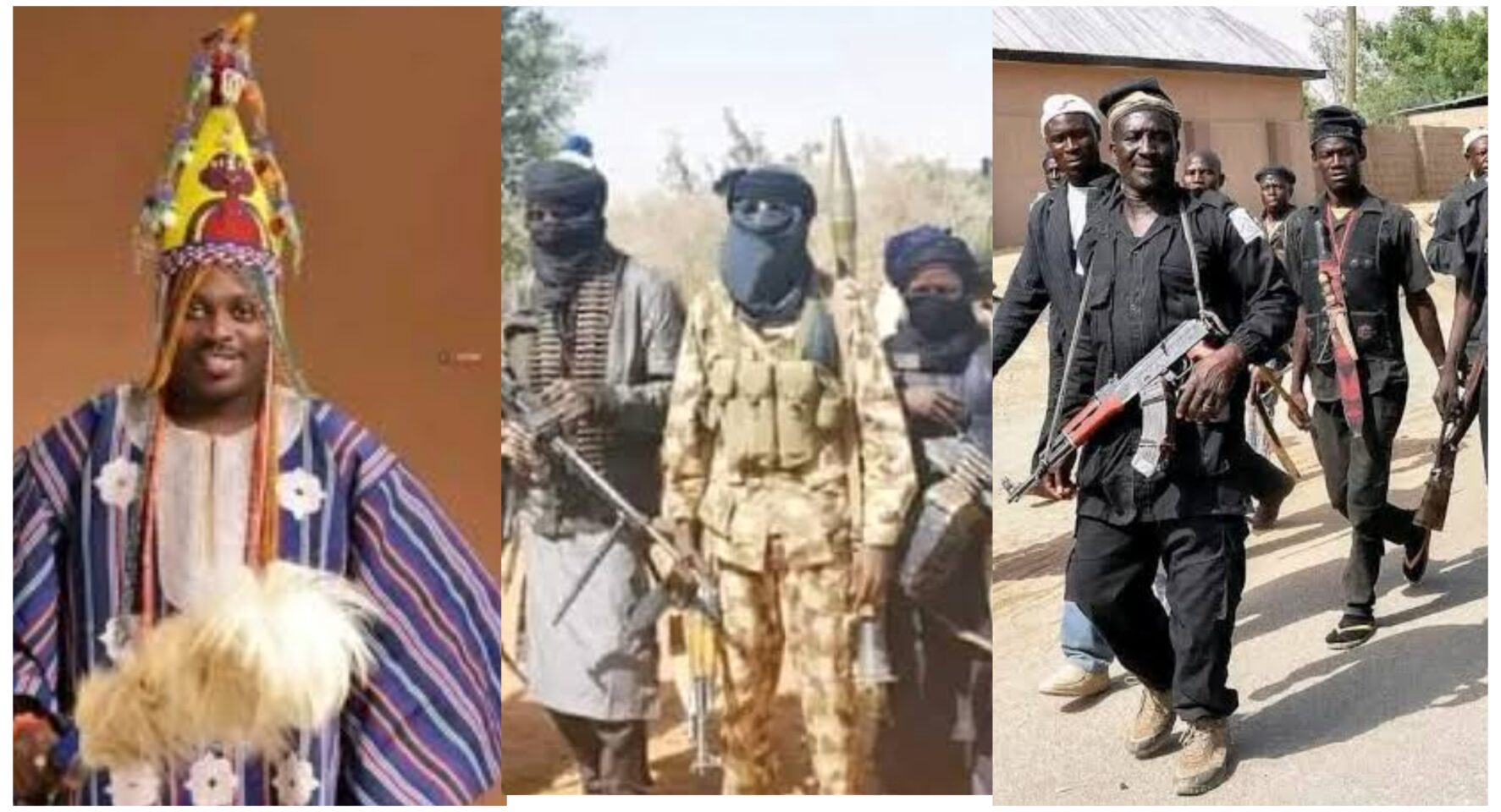 Kwara traditional ruler, 6 others escape from bandits as vigilantes launch attack