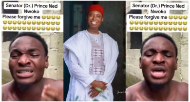Ned Nwoko reacts as man who claimed he offered N5 million to kill Regina Daniels apologises