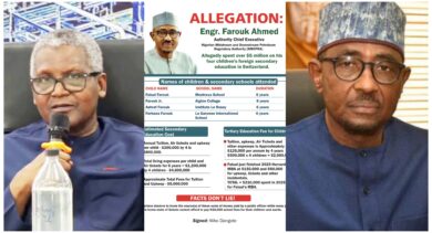 Dangote releases details, exposes $5M Swiss school spending by NMDPRA CEO Farouk