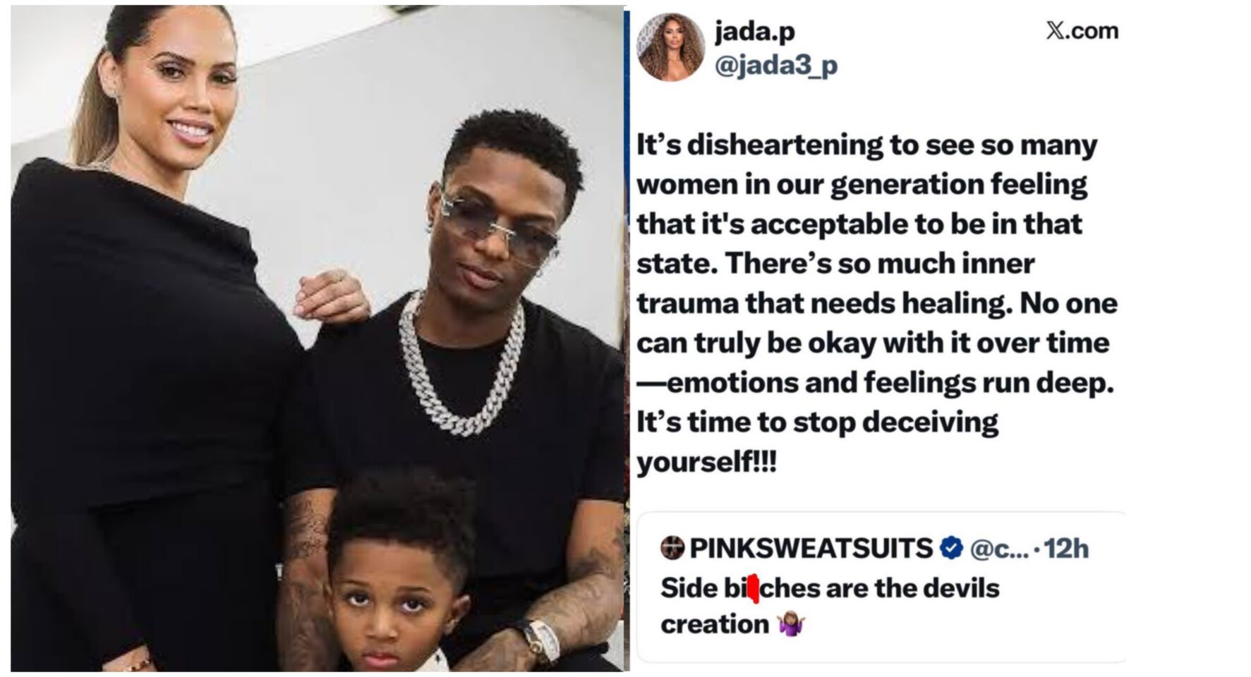 "It's disheartening to see many women accepting to be side-chics" - Wizkid’s baby mama