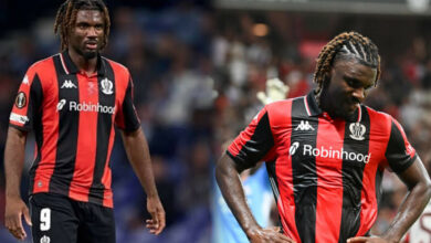 Ligue 1: OGC Nice, players’ union condemn fans attack on Terem Moffi